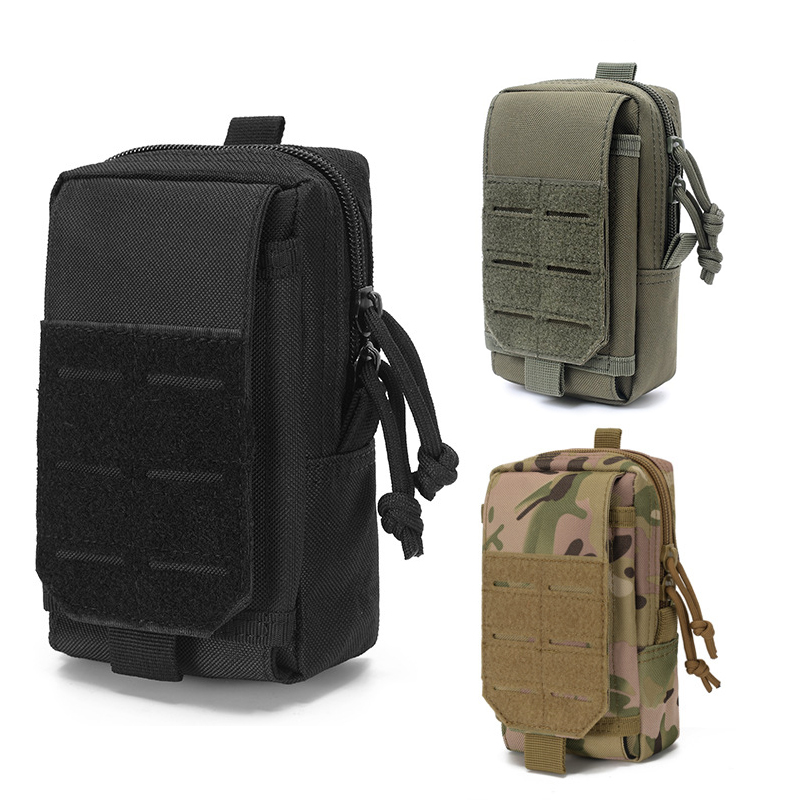 Edc Deep Carry - กระเป๋าผู้ชายพิเศษเข็มขัดกันน้ํากระเป๋าโทรศัพท์มือถือ MOLLE EDC Survival Kit กระเป๋าสตางค์กระเป๋าเป้สะพายหลัง
