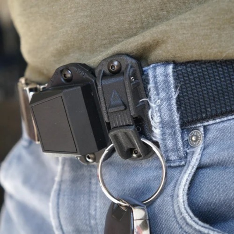 Edc Deep Carry - คลิปหนีบเข็มขัดอเนกประสงค์สำหรับกระเป๋าเป้ ตะขอแขวนอุปกรณ์หนัก คลิปหนีบกุญแจสำหรับเข็มขัด เหมาะสำหรับการช่วยเหลือ ฉุกเฉิน เอาตัวรอด