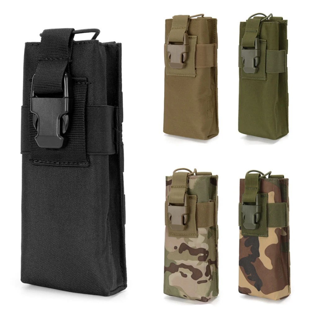 Edc Deep Carry - กระเป๋าใส่เครื่องส่งรับวิทยุแบบพกพาสำหรับใช้งานกลางแจ้ง กระเป๋าใส่ขวดน้ำ กระเป๋าใส่วิทยุแบบมือถือ กระเป๋าอุปกรณ์อเนกประสงค์แบบ Molle สำหรับการเดินทาง