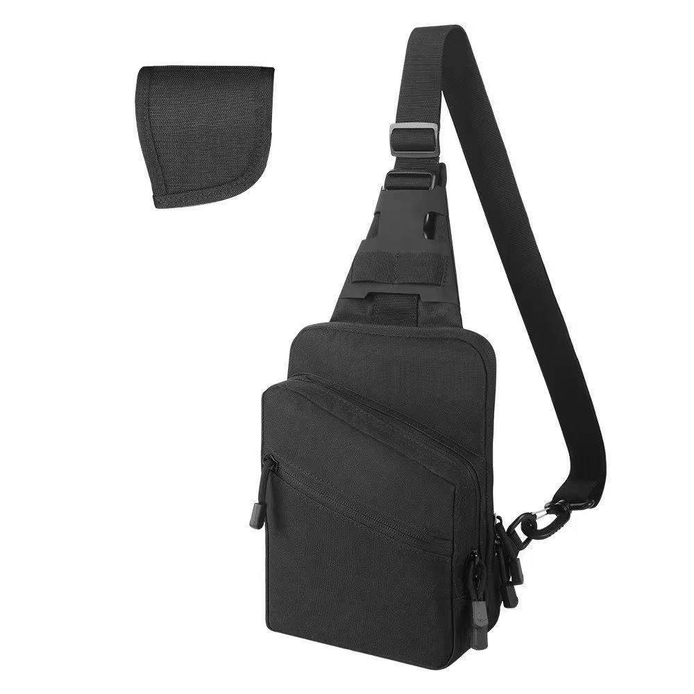 Edc Concealed Carry Holster - กระเป๋าปืนพกยุทธวิธีสำหรับพกพาแบบซ่อน พร้อมซองปืน กระเป๋าสะพายข้างสำหรับปืน กระเป๋าเครื่องมือ EDC กระเป๋าคาดอก