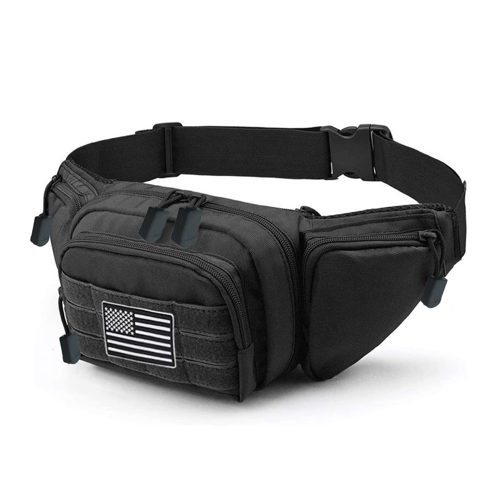 Edc Concealed Carry Holster - กระเป๋าคาดเอวแบบยุทธวิธี ซองใส่ปืนพกแบบซ่อน กระเป๋าคาดเอวกันน้ำ ระบบโมลล์ EDC สำหรับผู้ชาย