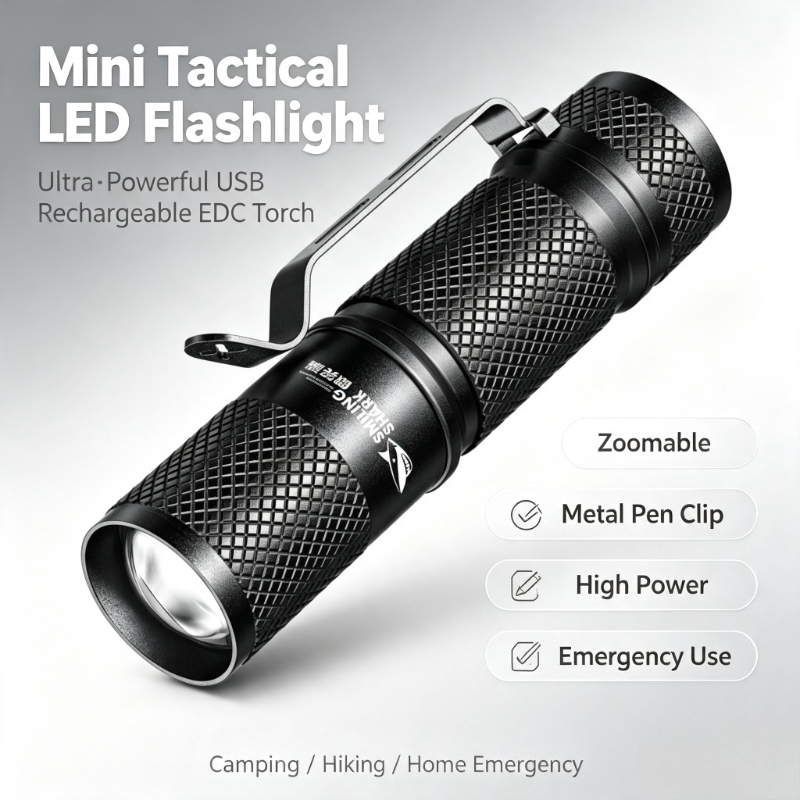 SMILING SHARK ไฟฉาย LED ขนาดเล - Edc (Every Day Carry บทวิจารณ์และราคา