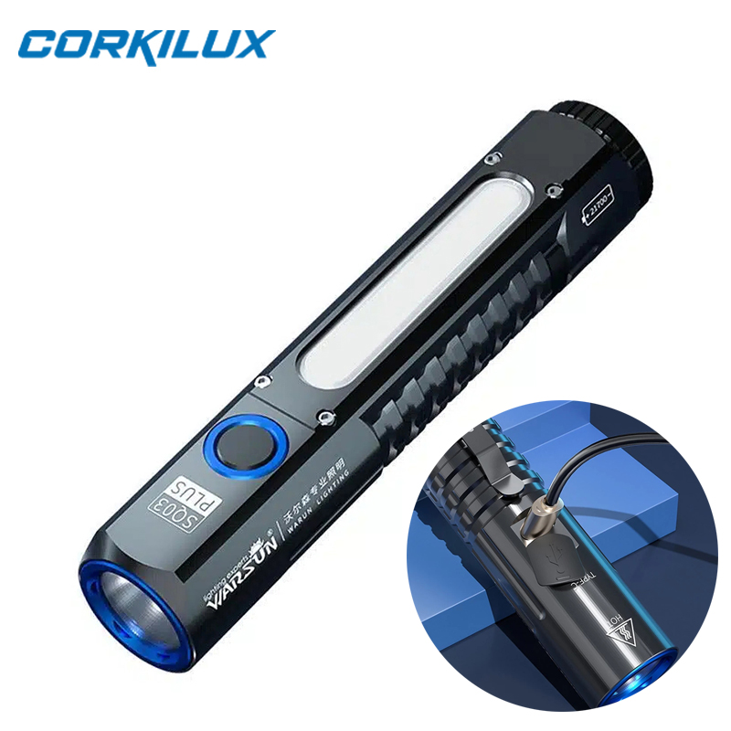 SQ03 Plus COB ทํางานไฟฉาย LED  - Edc (Every Day Carry บทวิจารณ์และราคา