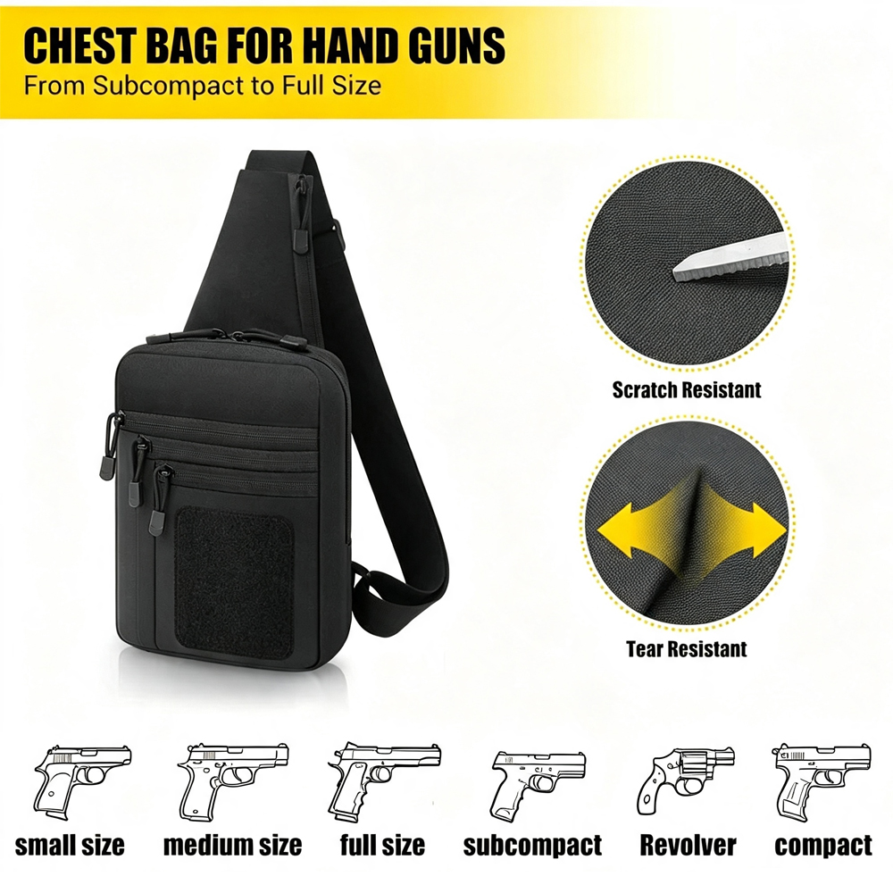 กระเป๋าเก็บปืนแบบซ่อนสำหรับพกพ - Edc Concealed Carry Holster บทวิจารณ์และราคา