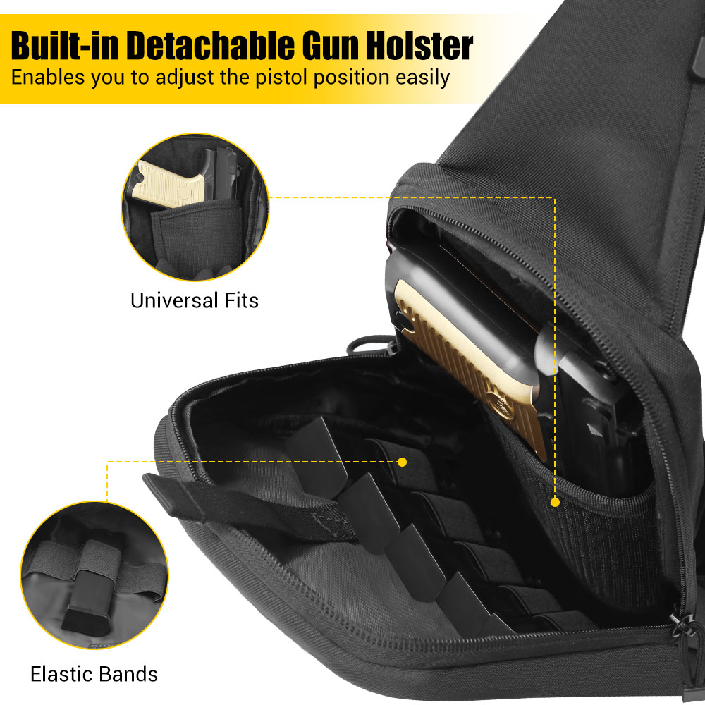 กระเป๋าปืนพกยุทธวิธี ซองปืนพกแ - Edc Concealed Carry Holster บทวิจารณ์และราคา