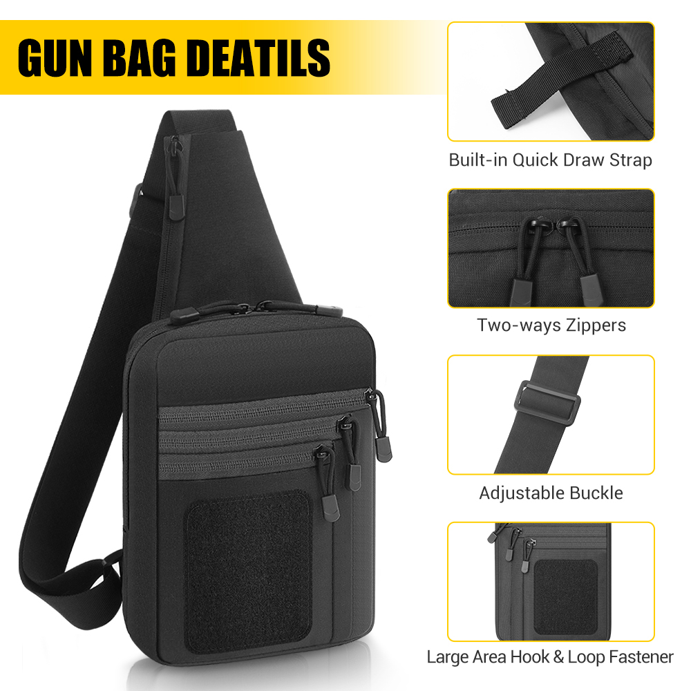 กระเป๋าปืนพกยุทธวิธี กระเป๋าใส - Edc Concealed Carry Holster บทวิจารณ์และราคา
