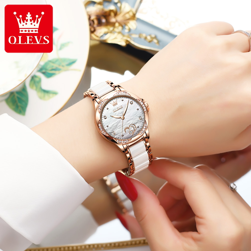 นาฬิกาข้อมือผู้หญิง OLEVS 6631 - Watch Winder Compact บทวิจารณ์และราคา