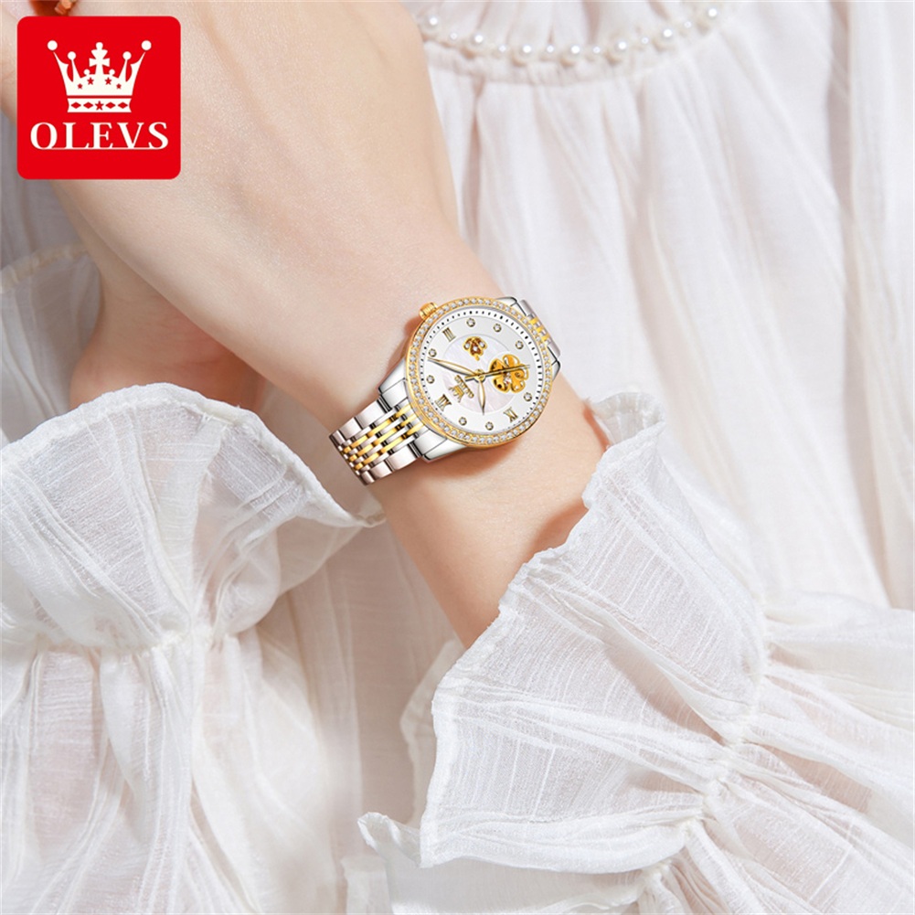 OLEVS 6706 Elegant Diamond นาฬ - Watch Winder Compact บทวิจารณ์และราคา