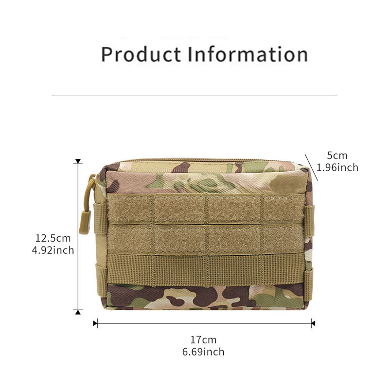 กระเป๋าคาดเอวแบบยุทธวิธี Molle - Edc Carry Card บทวิจารณ์และราคา