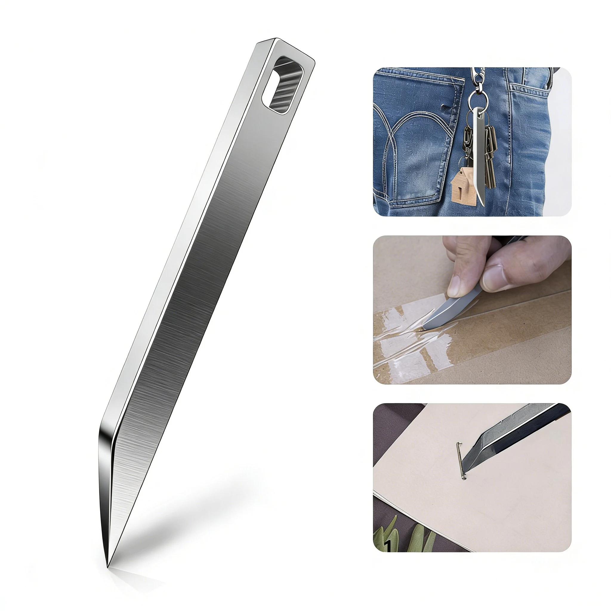 เหล็กงัดอเนกประสงค์แบบพกพาสำหร - Edc Deep Carry บทวิจารณ์และราคา