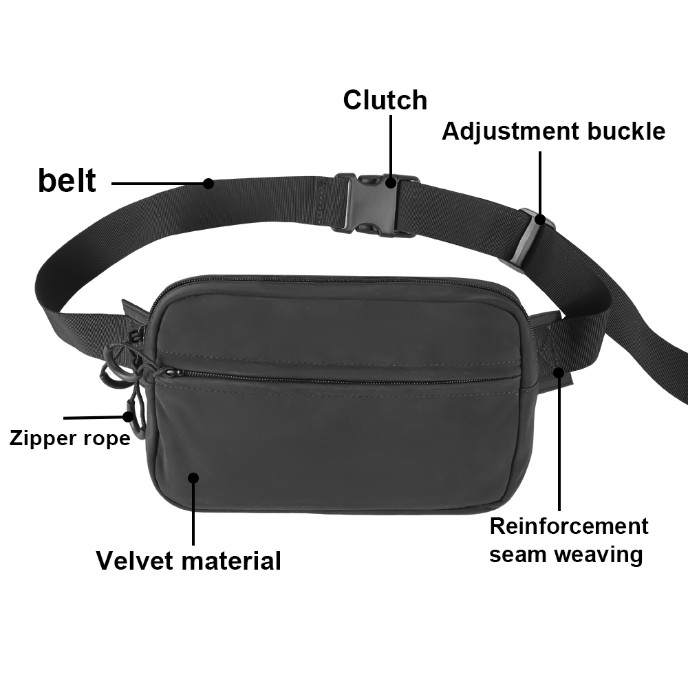 ยุทธวิธีCrossbodyกระเป๋าปืนพกเ - Edc Concealed Carry Holster บทวิจารณ์และราคา