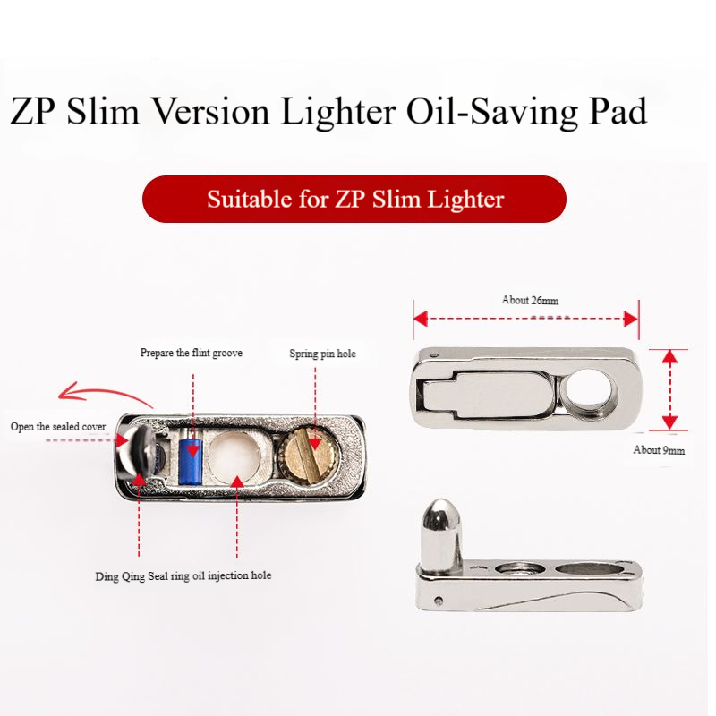 แผ่นซีลฐานสำหรับใส่แก๊สในไฟแช็ - Lighter Insert Zippo บทวิจารณ์และราคา