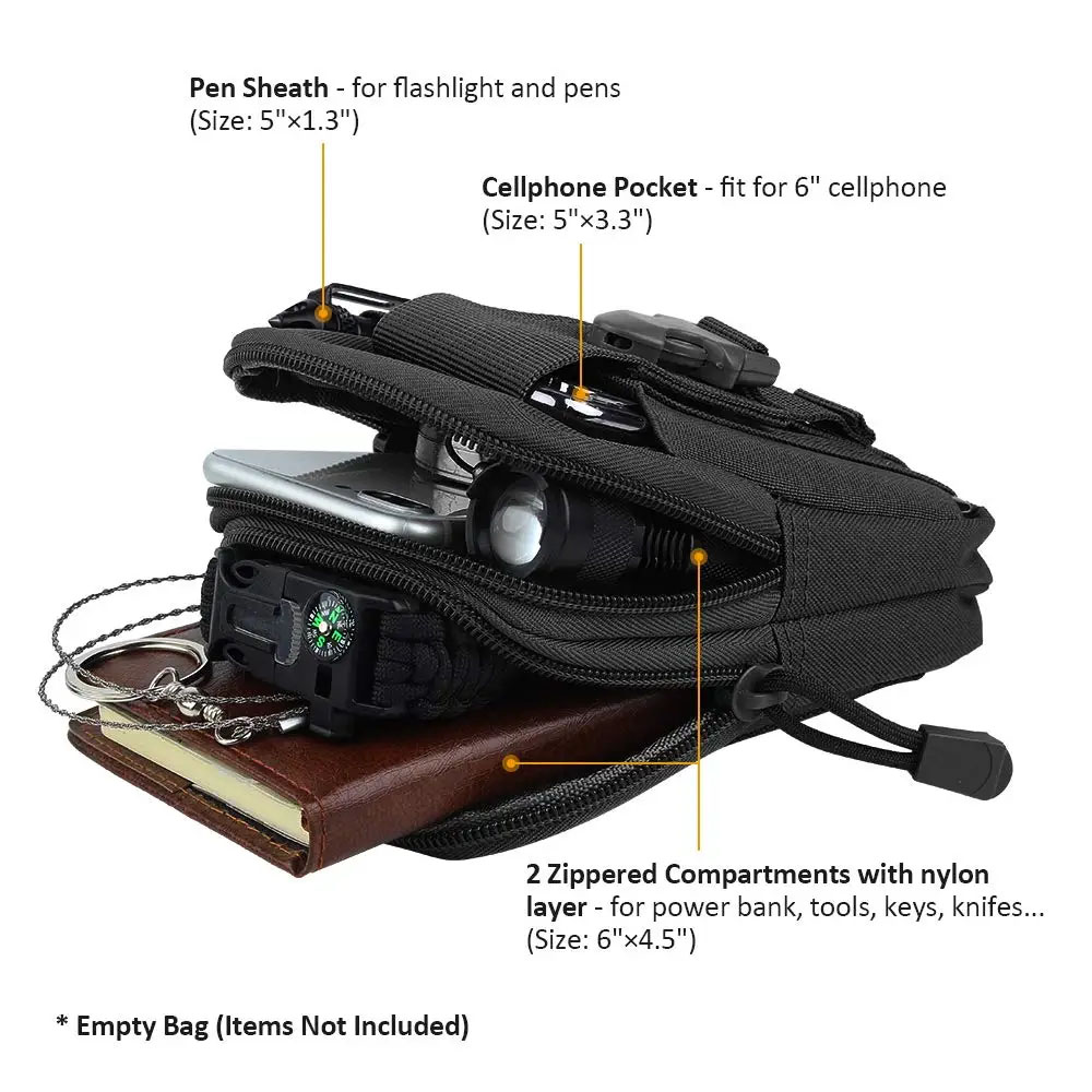 อุปกรณ์กลางแจ้ง เครื่องมือ อุป - Edc Carry Pocket บทวิจารณ์และราคา